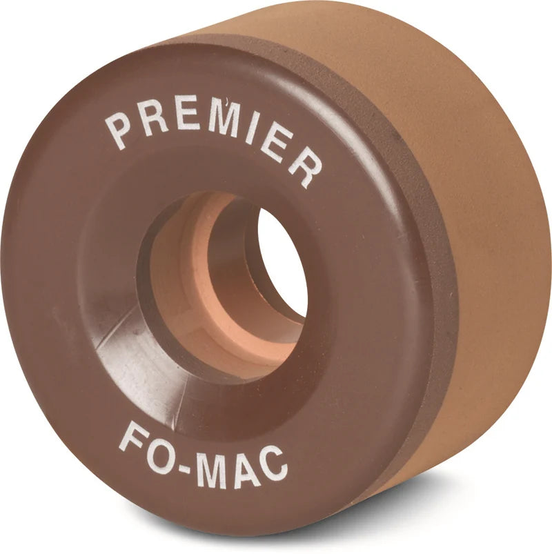 Sure-Grip Fo-mac Premiere 57mm (Set of 8) Two Tone Brown Roller Skate Wheels