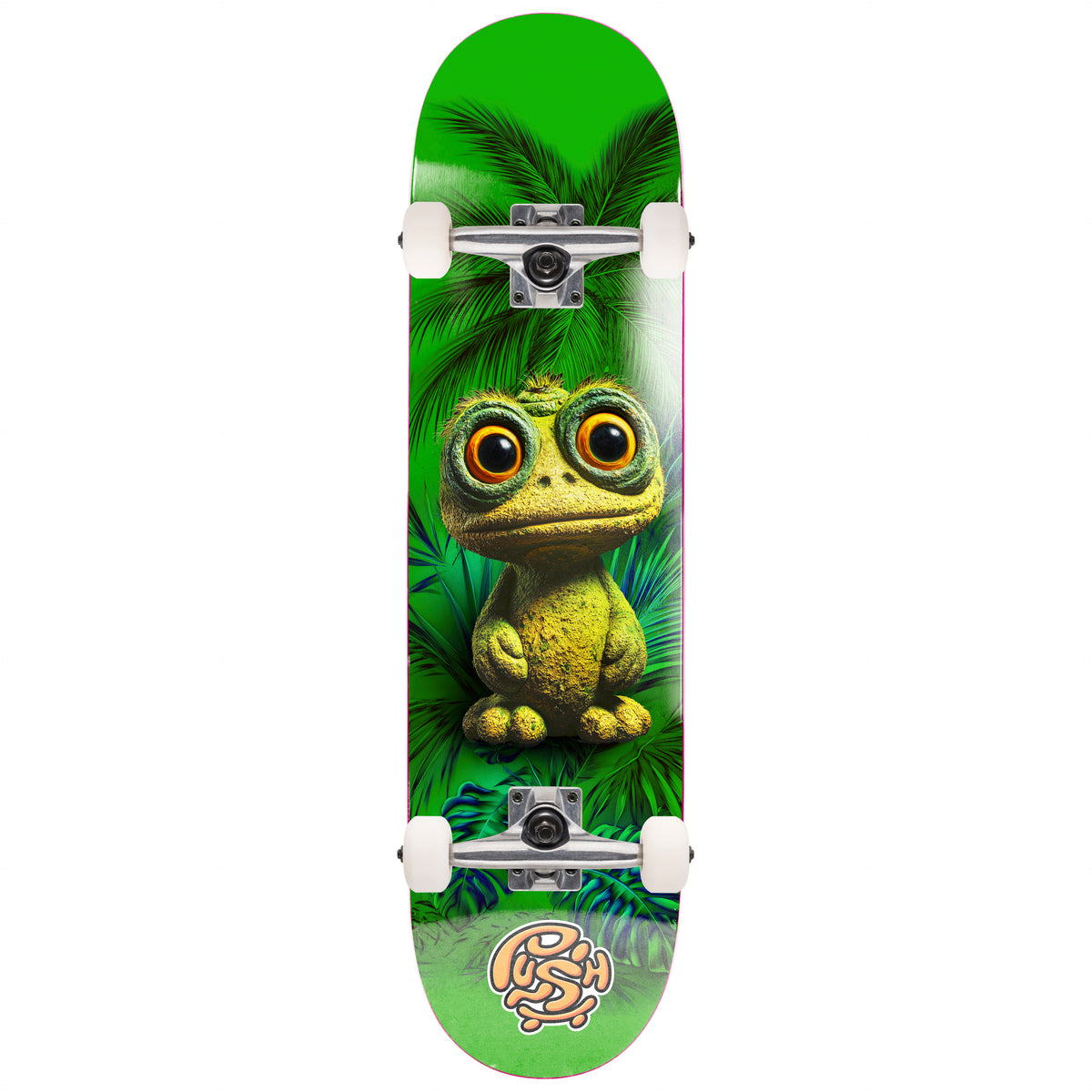 Push Mr Frog First Push Soft Top Green 7" Complete Skateboard