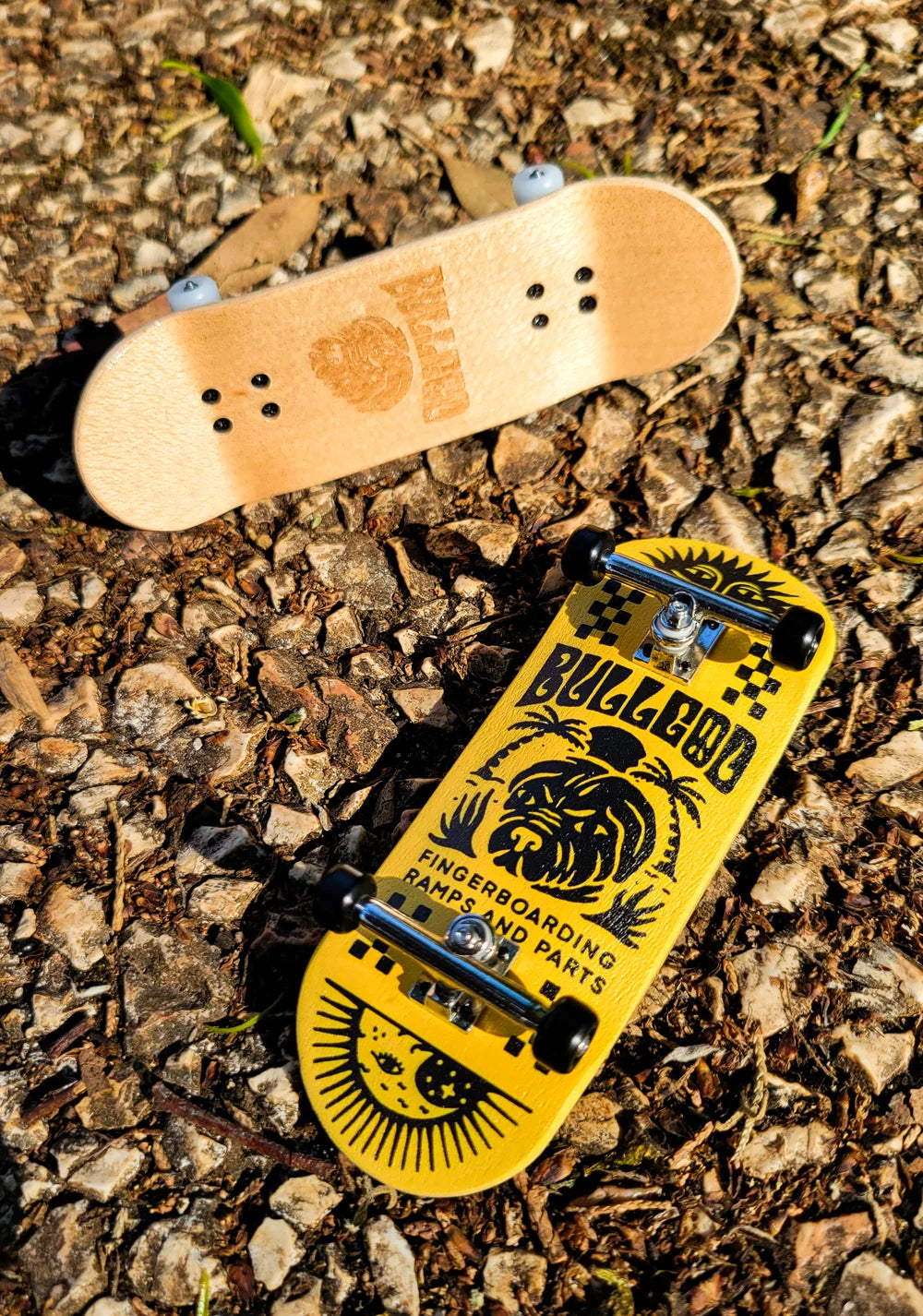 BullGod Waimea Yellow Premium Fingerboard Complete