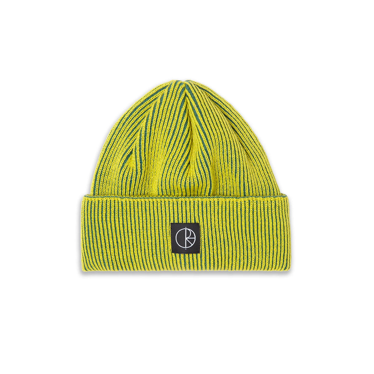Polar Lines Merino Chartreuse/Army Green Beanie