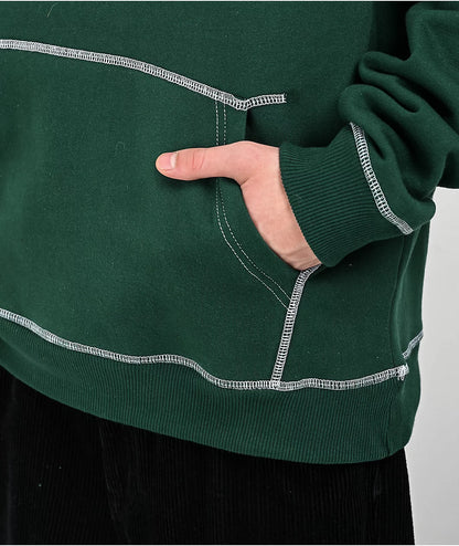 Primitive Contra Forest Green Hooded Sweatshirt