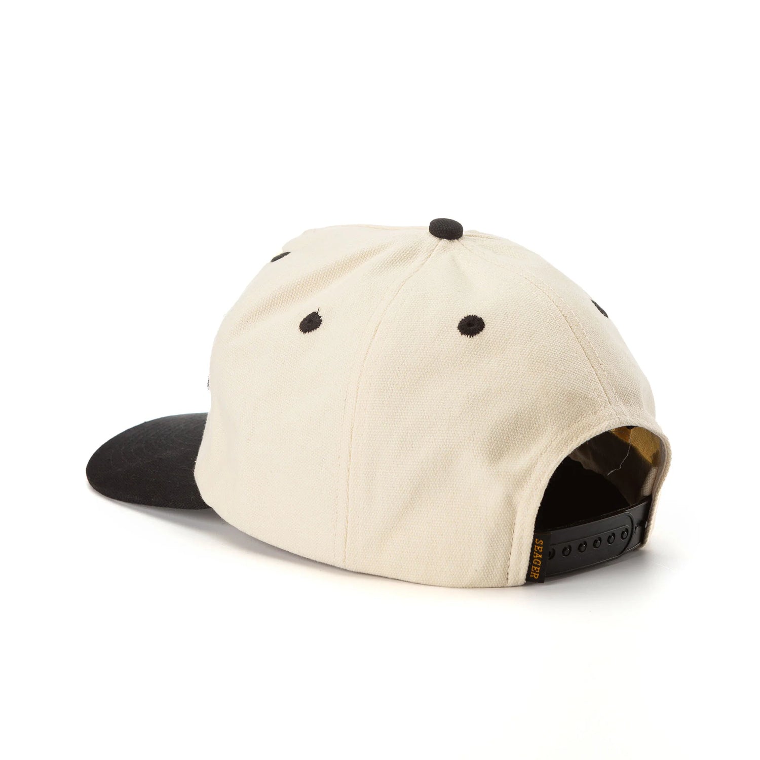 Seager Wilson White Black Snapback Hat
