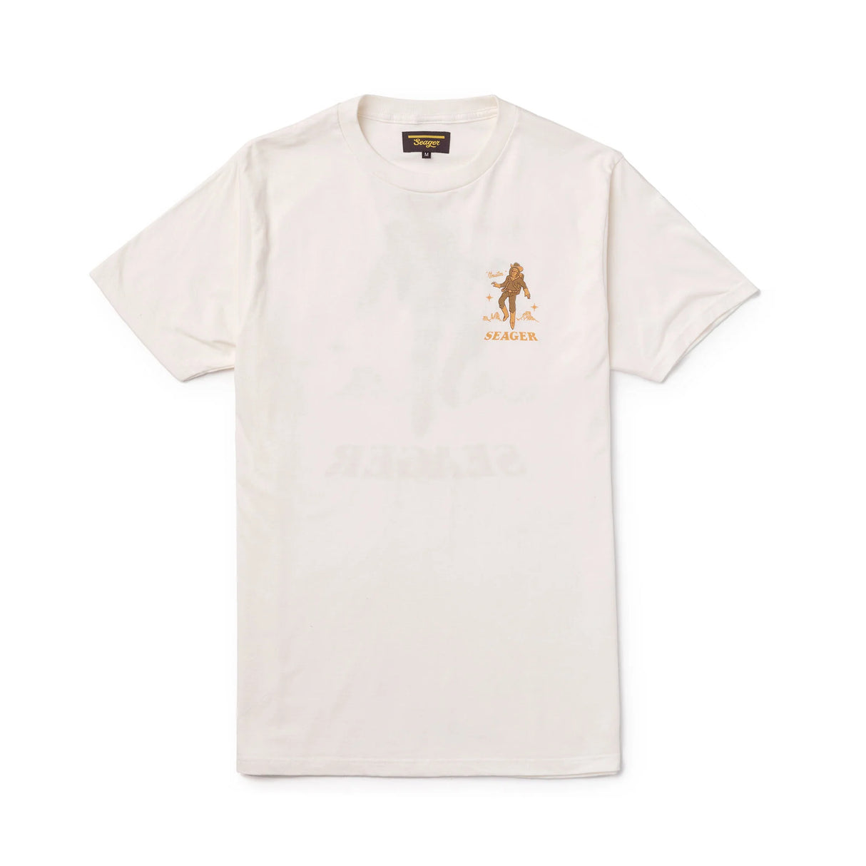 Seager Space Cowboy Vintage White S/s Shirt