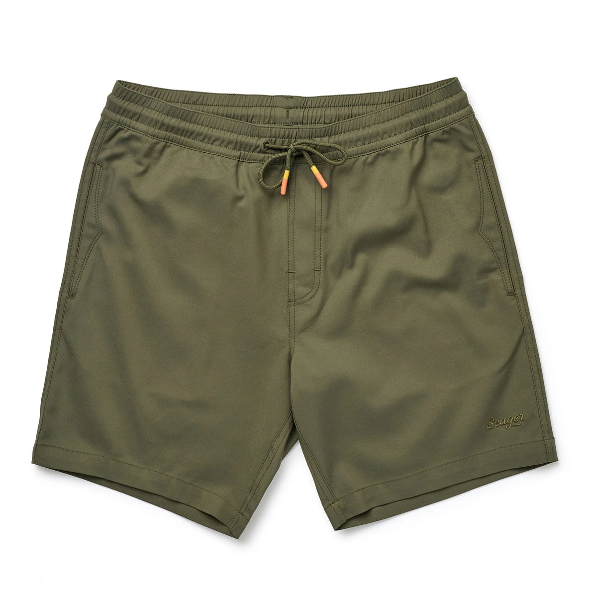 Seager Yuma Dark Olive Shorts