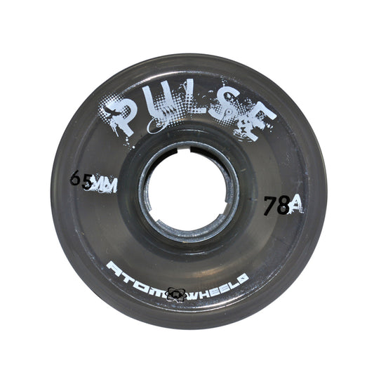 Atom Pulse 78a 65mm Clear Smoke (Set of 4) Roller Skate Wheels