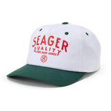 Seager Quality Snapback White/Green Snapback Hat
