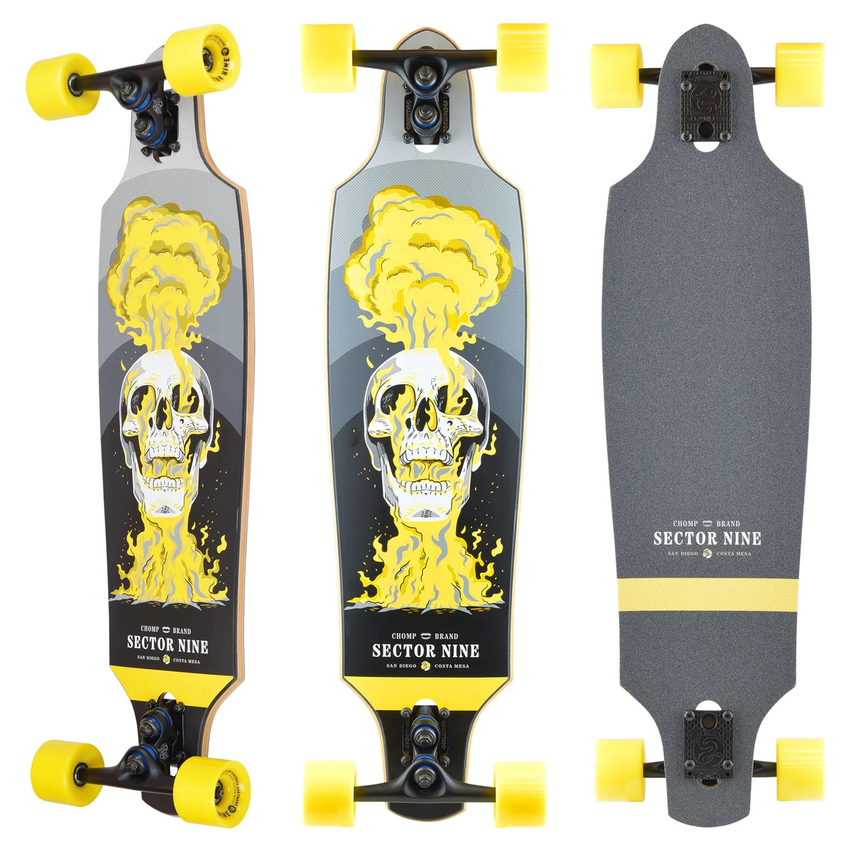 Sector Nine Roundhouse Blown 34" x 8.7" Longboard Complete Skateboard