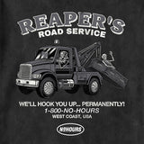 No Hours Road Service Vintage Black S/s Shirt