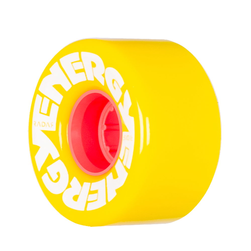 Riedell Radar Energy 78a 57mm Yellow (Set of 4) Roller Skate Wheels