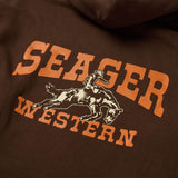 Seager Rodeo Brown Hooded Sweatshirt