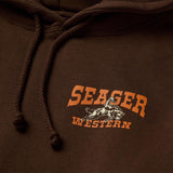 Seager Rodeo Brown Hooded Sweatshirt