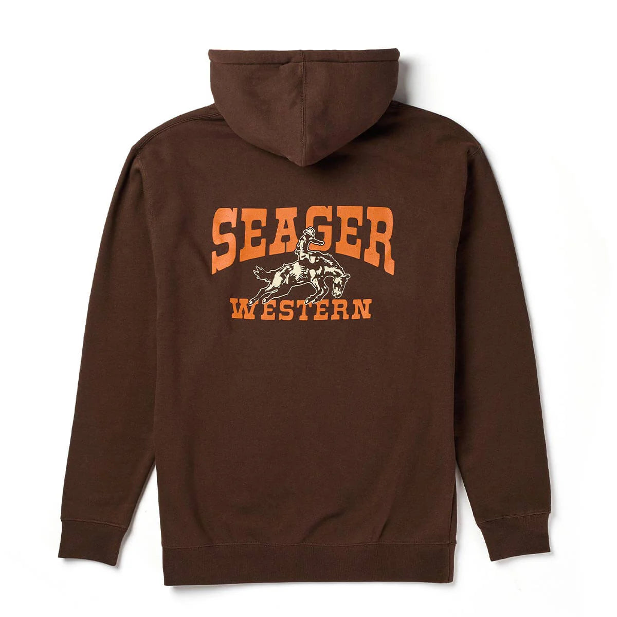 Seager Rodeo Brown Hooded Sweatshirt