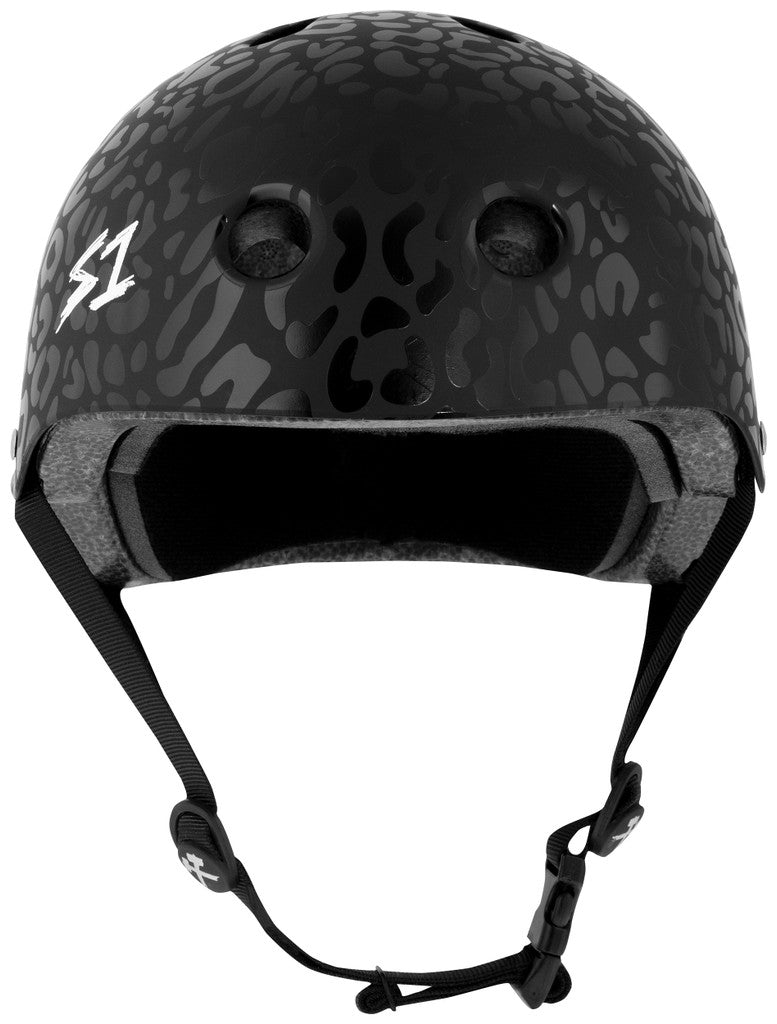 S1 Lifer Black Black Leopard Matte Helmet