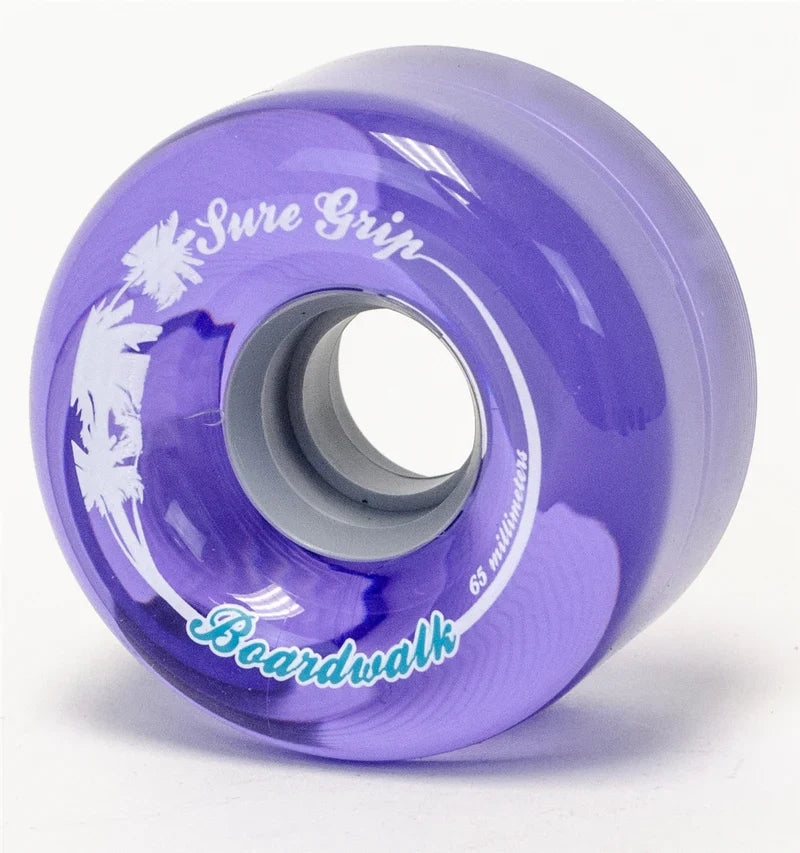 Sure-Grip Boardwalk Purple 78a 65mm (Set of 8) Roller Skate Wheels
