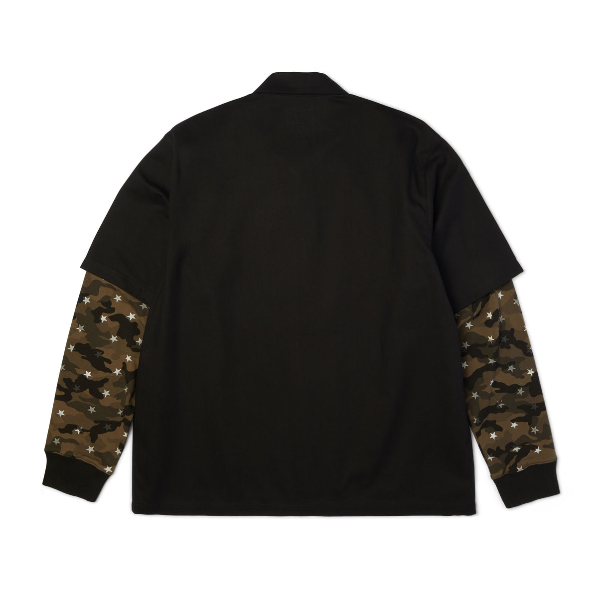 HUF Shadows Black L/s Work Shirt