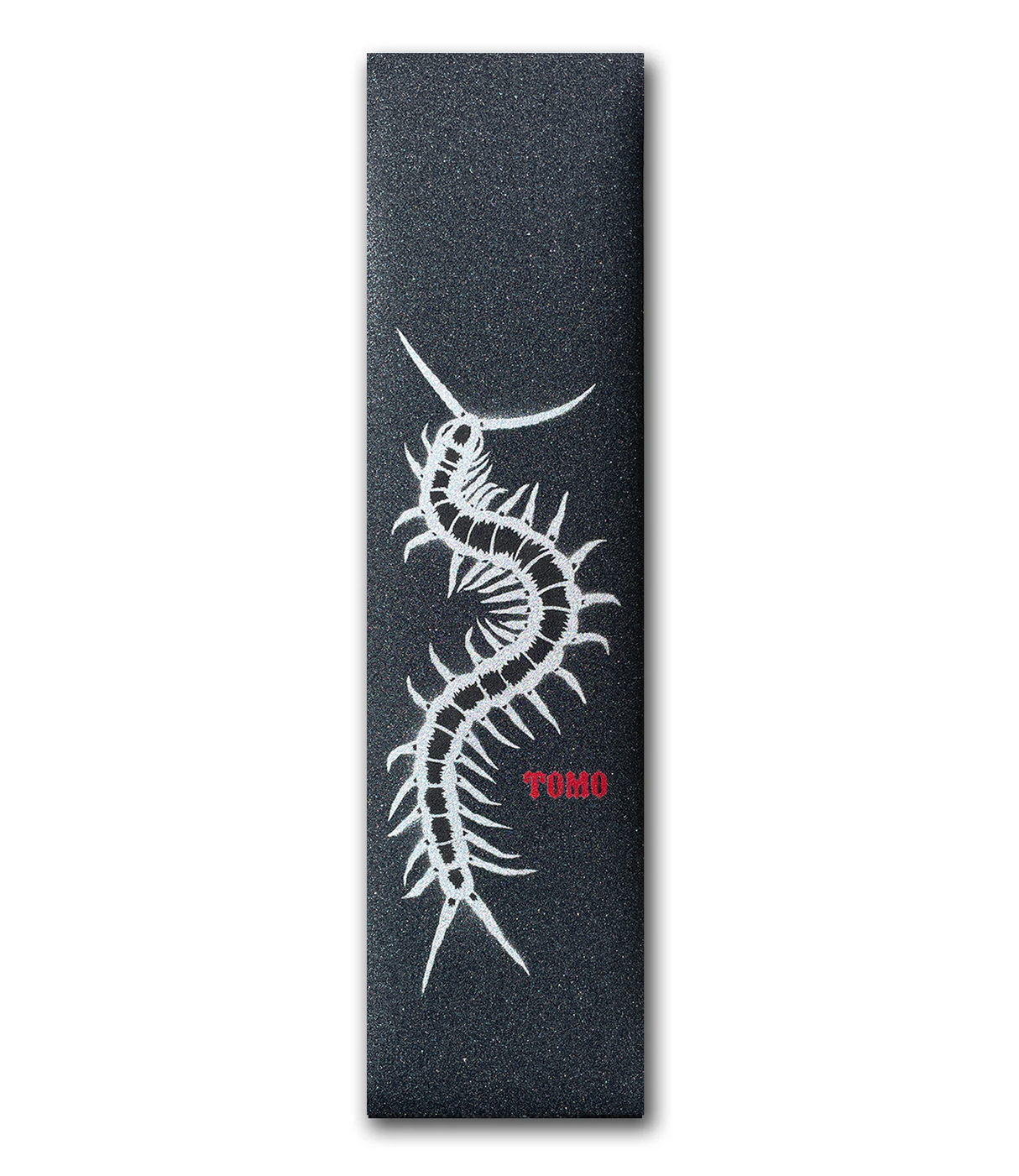 Tomo Centipede - Metallic Silver Graphic Griptape