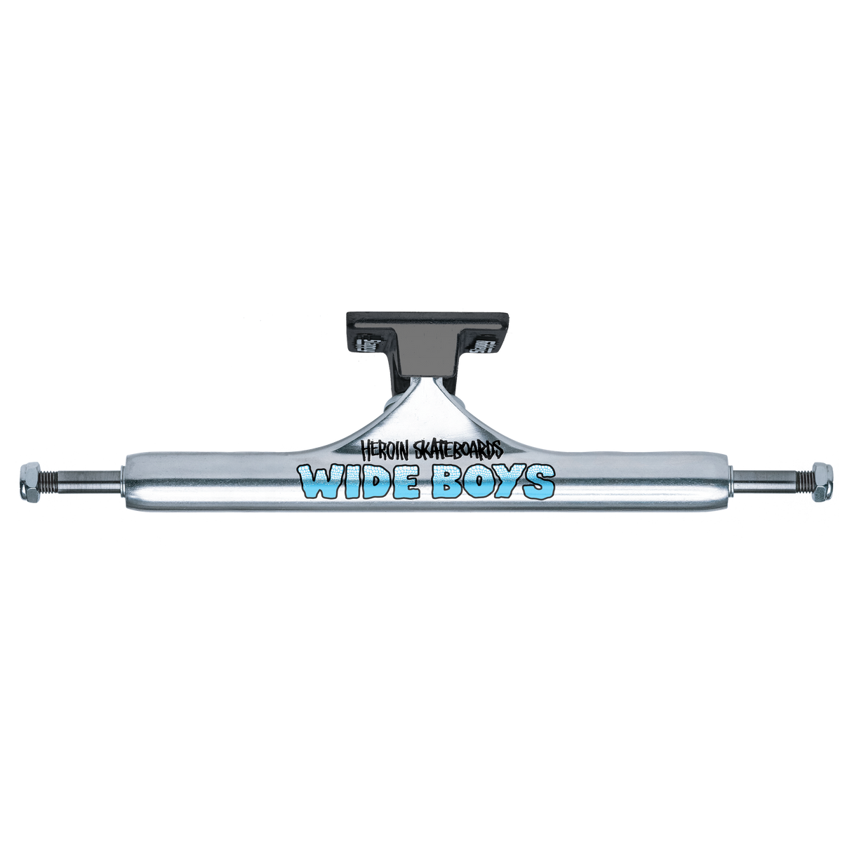 Slappy ST1 Hollow Wide Boy Polished Black Skateboard Truck