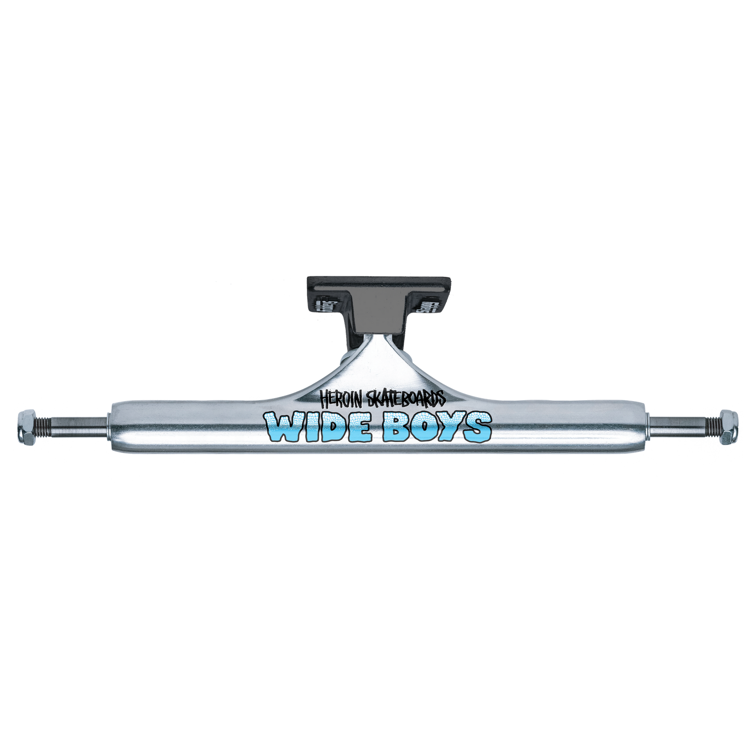 Slappy ST1 Hollow Wide Boy Polished Black Skateboard Truck