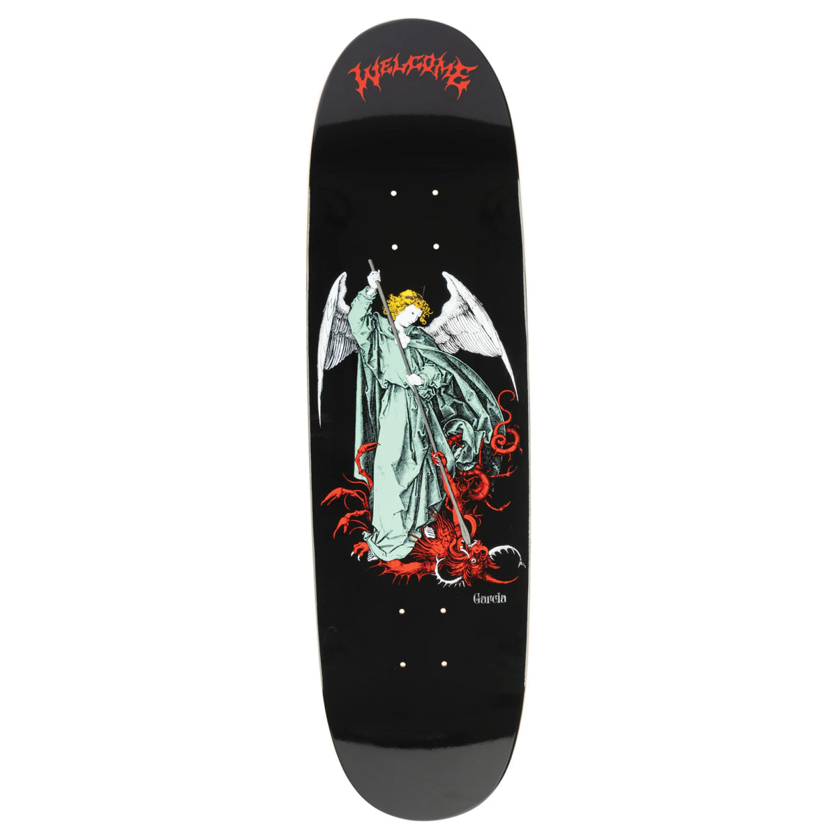 Welcome Nick Garcia Spear on Son of Boline Black 8.8" Skateboard Deck