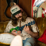 Sendero Cowboy Cream/Green 5 Panel Structured Snapback Hat