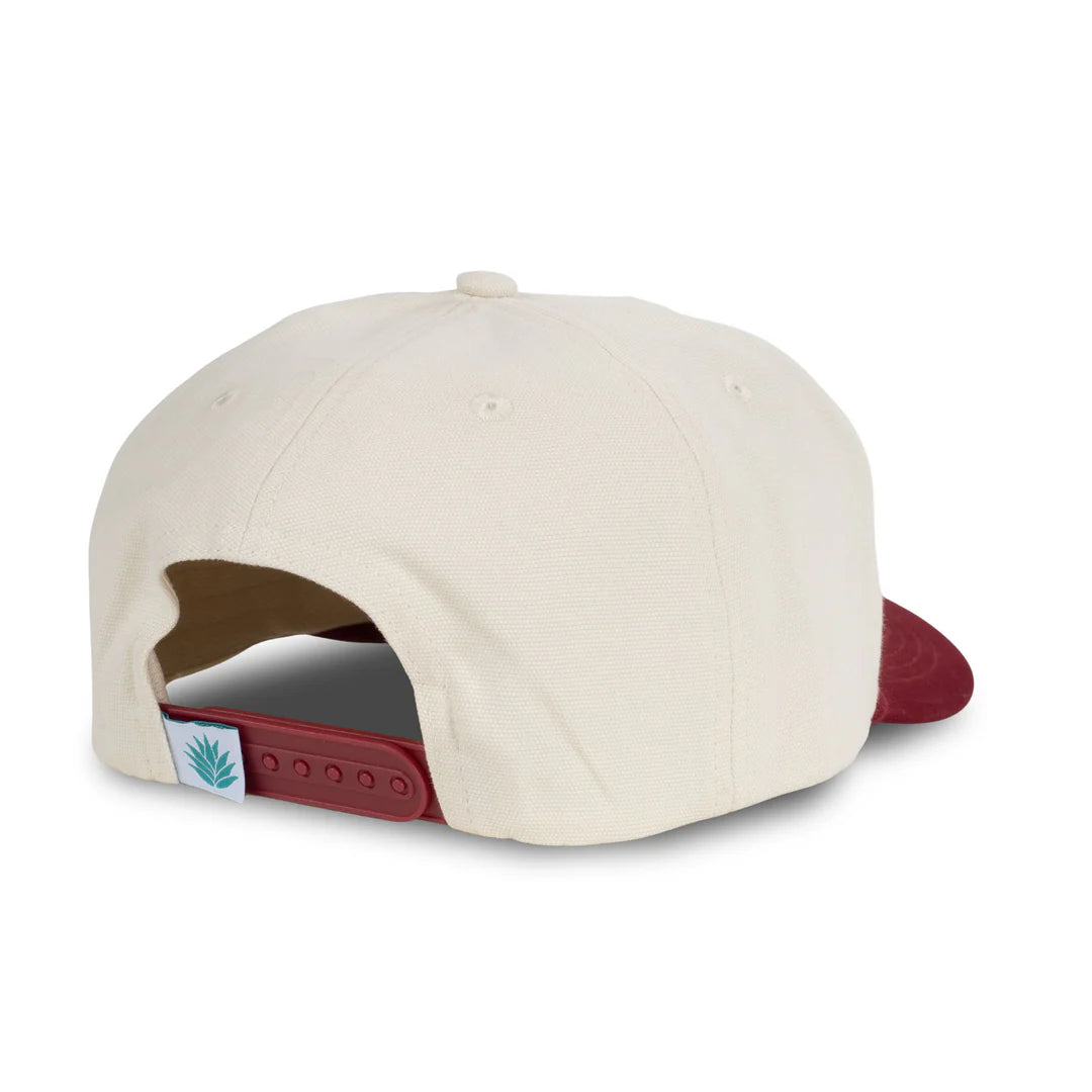 Sendero Darlin' Cream/Maroon 5 Panel Unstructured Snapback Hat