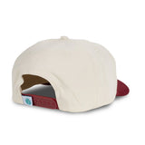 Sendero Darlin' Cream/Maroon 5 Panel Unstructured Snapback Hat