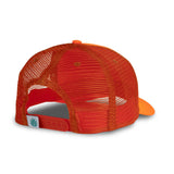 Sendero Cowboy Pro Shop Orange 5 Panel Meshback Snapback Hat
