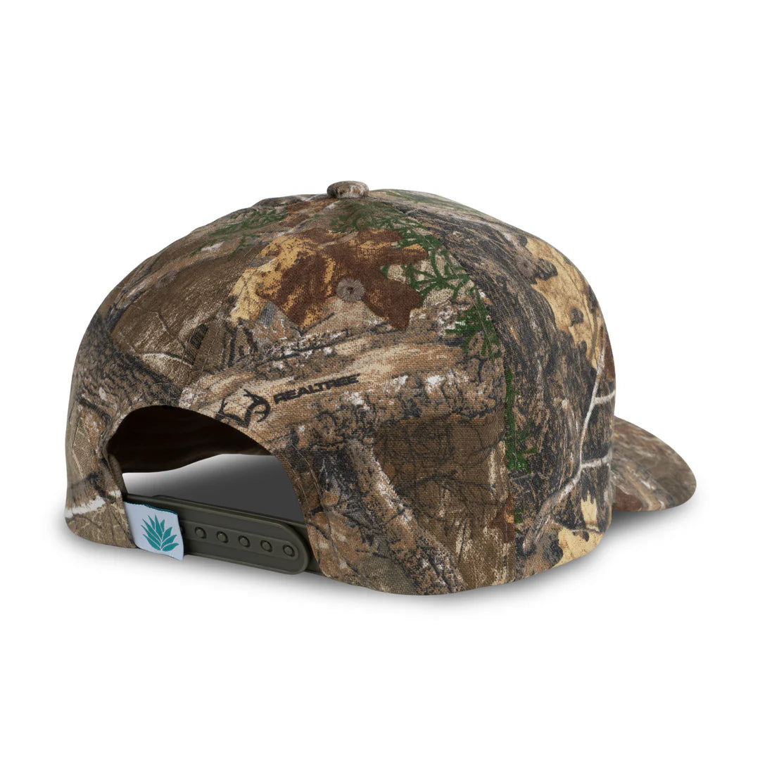 Sendero Opossum Real Tree Edge 5 Panel Structured Snapback Hat