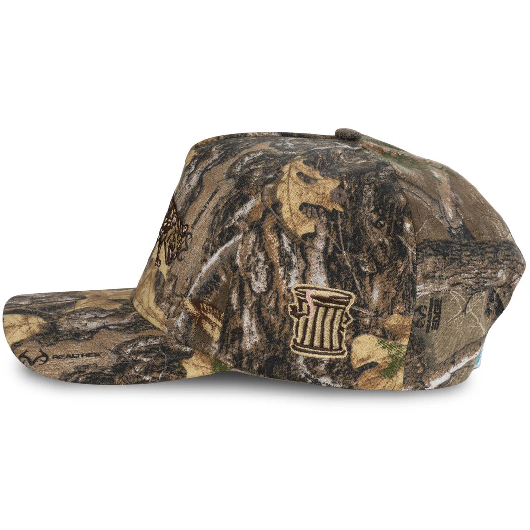 Sendero Opossum Real Tree Edge 5 Panel Structured Snapback Hat