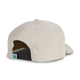 Sendero Rattlesnake Cream 5 Panel Structured Snapback Hat