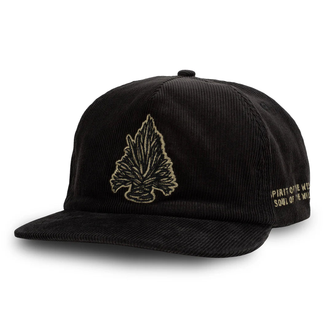 Sendero Senderohead Black 5 Panel Unstructured Snapback Hat