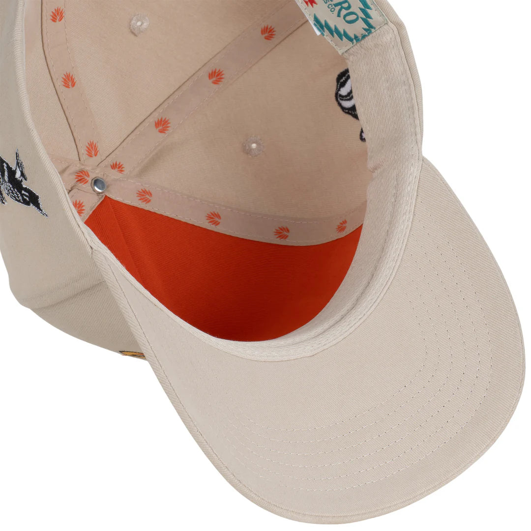 Sendero Cowpokes & Poets Tan 5 Panel Structured Snapback Hat