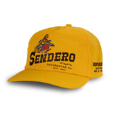 Sendero Train Waitin' Mustard 5 Panel Unstructured Snapback Hat