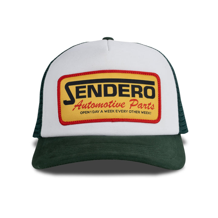 Sendero Sendero Automotive Green Foam Trucker Snapback Hat