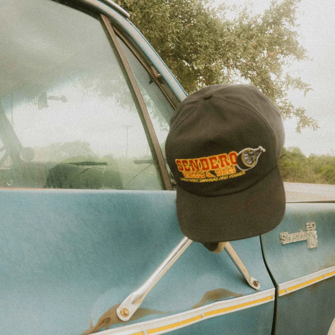Sendero Sendero Swangas Black 5 Panel Unstructured Snapback Hat