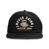 Sendero Shootin' Hand Black Snapback Hat