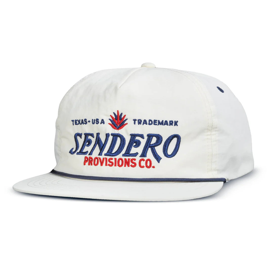 Sendero Logo Red/White/Blue 5 Panel Unstructured Snapback Hat