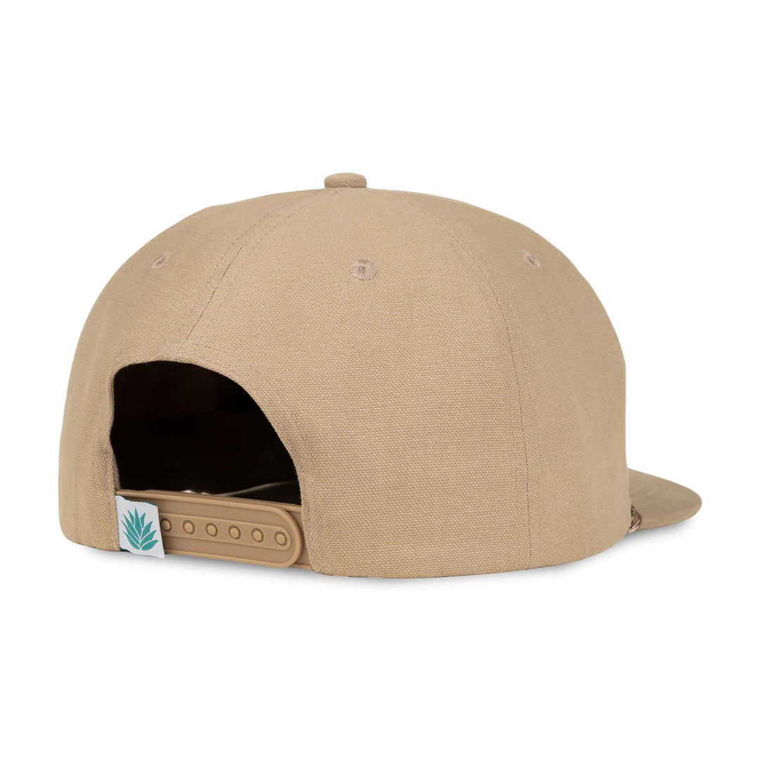 Sendero Logo Tan 5 Panel Unstructured Snapback Hat
