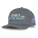 Sendero High Plains Black 5 Panel Unstructured Snapback Hat