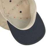 Sendero El Mestizo White Navy 5-Panel Structured Snapback Hat