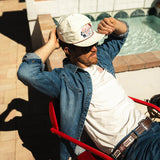 Sendero West Texas Municipal Cream Snapback Hat