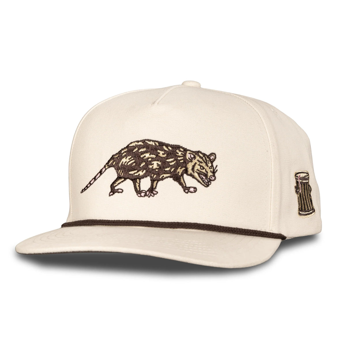 Sendero Opossum White Snapback Hat