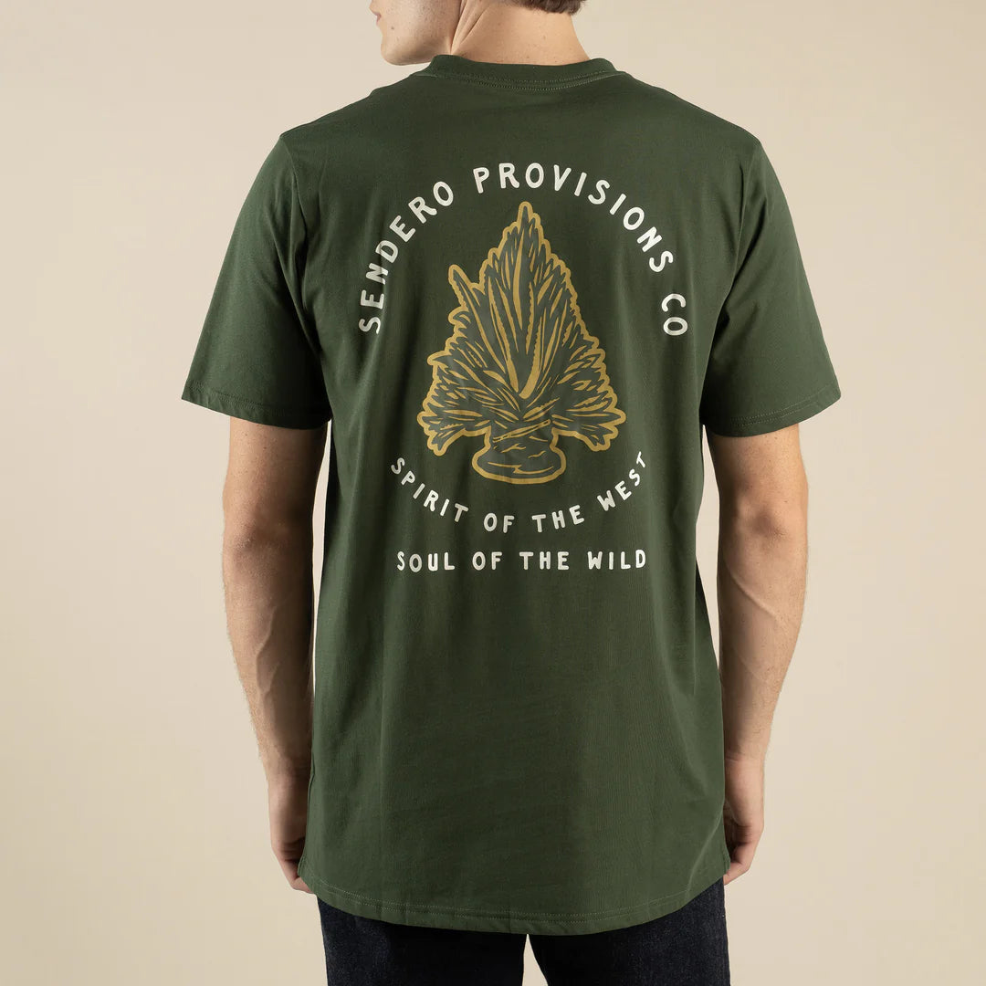 Sendero Senderohead Army Green S/s Shirt