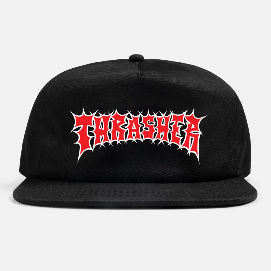 Thrasher Spikey Black Snapback Hat