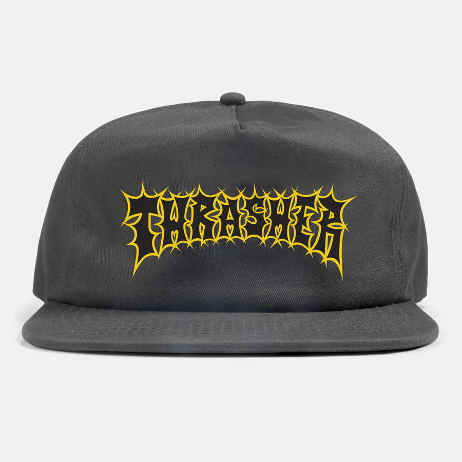 Thrasher Spikey Charcoal Snapback Hat