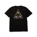 HUF x Spitfire Sticker Triple Triangle Black S/s Shirt
