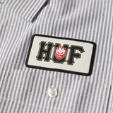 HUF x Spitfire Union Work Shirt Black / White L/s Shirt