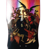 Welcome Torment on Dark Lord Dark Red Stain 9.8" Skateboard Deck