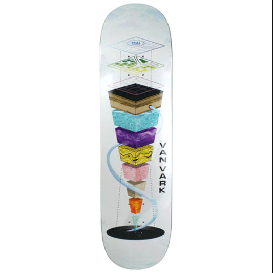 Real Tanner Topography 8.25" Skateboard Deck