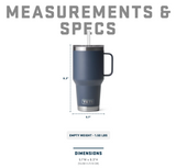 Yeti Rambler 35 oz Straw Mug Moon Dust